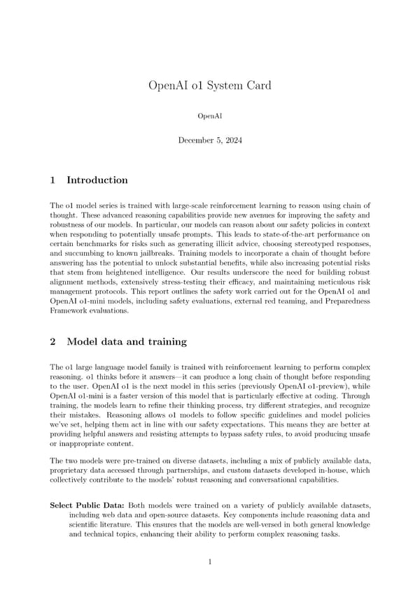 OpenAI o1 - Page 1